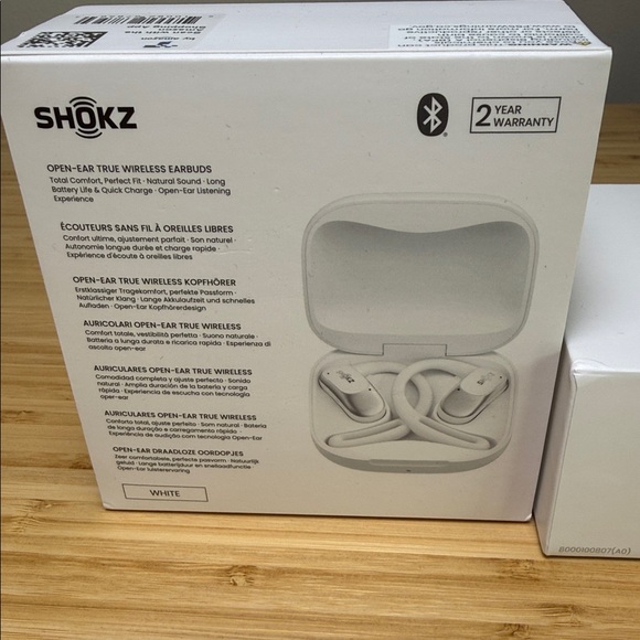 Shokz OpenFit Air Wireless Headset - White - Picture 4 of 13